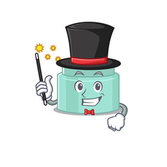 Sticker - A gorgeous smart Magician of lipbalm cartoon design style