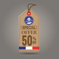 Poster - special offer tag