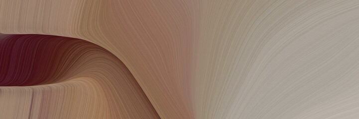 Poster - abstract moving header with gray gray, dark red and dark gray colors. fluid curved flowing waves and curves for poster or canvas