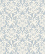 © psk55 - Seamless damask pattern in blue and beige. Seamless victorian wallpaper. Vintage ornament for wallpaper, printing on the packaging paper, textiles