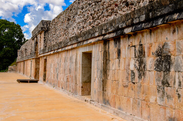 Canvas Print - The Nunnery, Uxmal, an ancient Maya city of the classical period. One of the most important archaeological sites of Maya culture. UNESCO World Heritage site