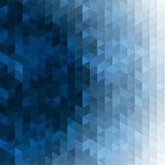 Wall Mural - Blue mosaic background