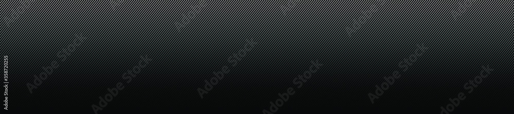 Abstract black background with diagonal lines. Modern dark abstract vector texture. - obrazy, fototapety, plakaty 
