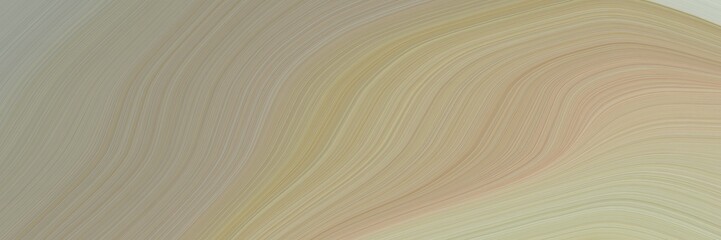 Aufkleber - abstract surreal header design with rosy brown, tan and dark gray colors. fluid curved flowing waves and curves for poster or canvas