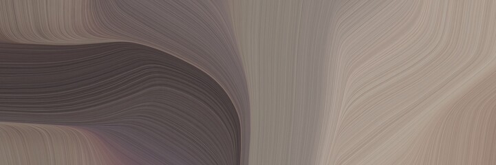 Aufkleber - abstract moving header design with gray gray, dark slate gray and old mauve colors. fluid curved lines with dynamic flowing waves and curves for poster or canvas