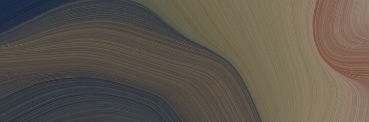 Aufkleber - abstract flowing header with old mauve, dark slate gray and gray gray colors. fluid curved flowing waves and curves for poster or canvas