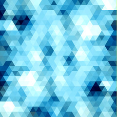 Wall Mural - Abstract triangles pattern background