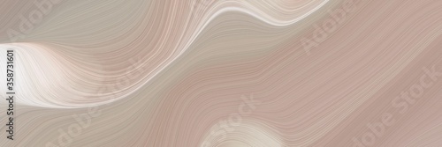 Fotografía abstract decorative designed horizontal header with dark gray, antique white and pastel gray colors