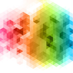 Wall Mural - colorful geometric background