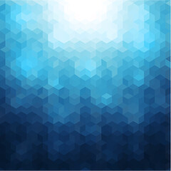 Wall Mural - abstract mosaic blue background