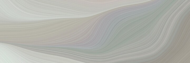 Aufkleber - abstract surreal header design with dark gray, light gray and gray gray colors. fluid curved lines with dynamic flowing waves and curves for poster or canvas
