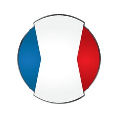 Wall Mural - france flag