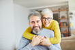 © Lumos sp - senior couple happy elderly love together man woman portrait gray hair