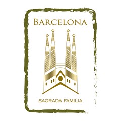 Sticker - sagrada familia