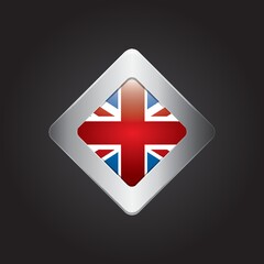 Wall Mural - uk flag icon