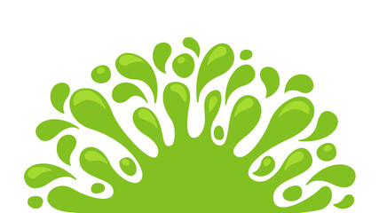 water drop lemon green juice splash shape, water blob green apple flat icon isolated on white, green tea water splash expose, aloe juice drop for banner, lime juice splatter flow for graphic symbol