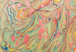 Ink marble texture. Ebru handmade wave background. Craft paper surface. Unique art illustration. Liquid marbling texture.
