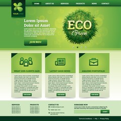 Wall Mural - website template