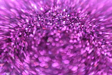 Wall Mural - Pink crystal abstract background and defocus on bokeh sparkling background