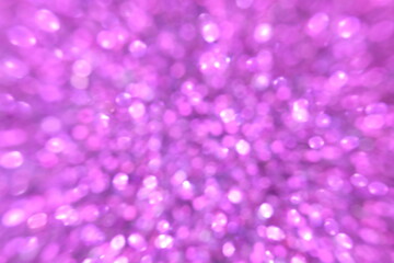 Canvas Print - Pink crystal abstract background and defocus on bokeh sparkling background