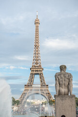 Wall Mural - view of the eiffel tower