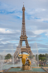 Wall Mural - View of the Eiffel Tower