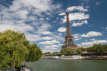 Wall Mural - view of the eiffel tower
