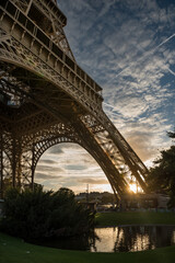 Wall Mural - view of the eiffel tower