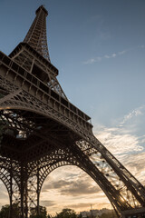 Wall Mural - view of the eiffel tower