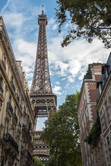 Wall Mural - view of the eiffel tower
