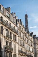 Wall Mural - view of the eiffel tower