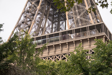 Wall Mural - view of the eiffel tower