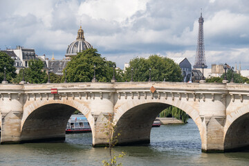 view of the eiffel tower