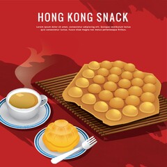 Wall Mural - hong kong snack