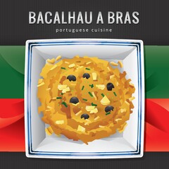 Canvas Print - bacalhau a bras