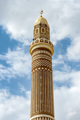 Wall Mural - It's Minaret of the Al Saleh Mosque, Sana'a, Yemen