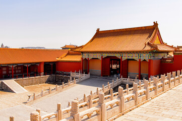 It's One of the Palaces of the Forbidden City, Palace Museum. Imperial Palaces of the Ming and Qing Dynasties in Beijing and Shenyang. UNESCO World Heritage