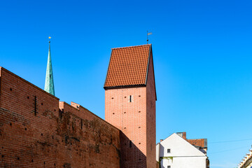 It's Fortress in the Old city of Riga, Latvia. Riga's historical centre is a UNESCO World Heritage Site