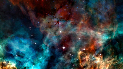 blue space nebula. elements of this image furnished by nasa