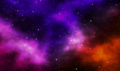 Spacescape illustration graphic background