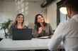 © Daniel - Businesswoman talking to a client on business meeting