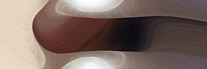 Aufkleber - beautiful decorative waves banner design with old mauve, pastel gray and gray gray colors. can be used as header or banner