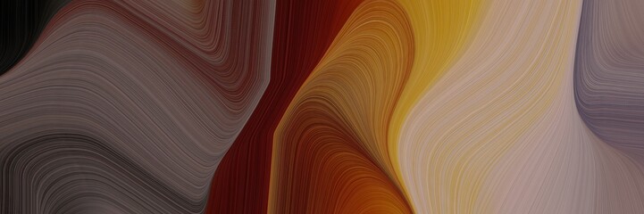 Aufkleber - beautiful colorful waves background with old mauve, rosy brown and brown colors. can be used as header or banner