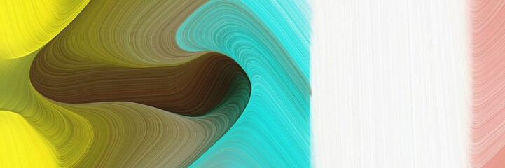 Aufkleber - energy decorative waves graphic with antique white, dark golden rod and linen colors. can be used as header or banner