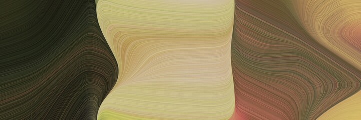 Aufkleber - beautiful colorful waves background with dark khaki, very dark green and dark olive green colors. can be used as poster, card or background graphic