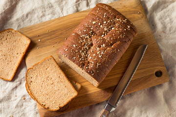 Wall Mural - Homemade Whole Wheat Sliced Bread
