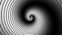 Abstract CGI Motion Background With Hypnotic Expanding/collapsing Spiral (full HD 1920x1080, 30 Fps).