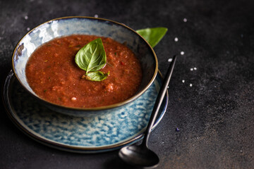 Wall Mural - Traditional spanish soup gazpacho