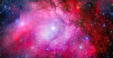 Starry outer space. Background texture. Elements of this image furnished by NASA