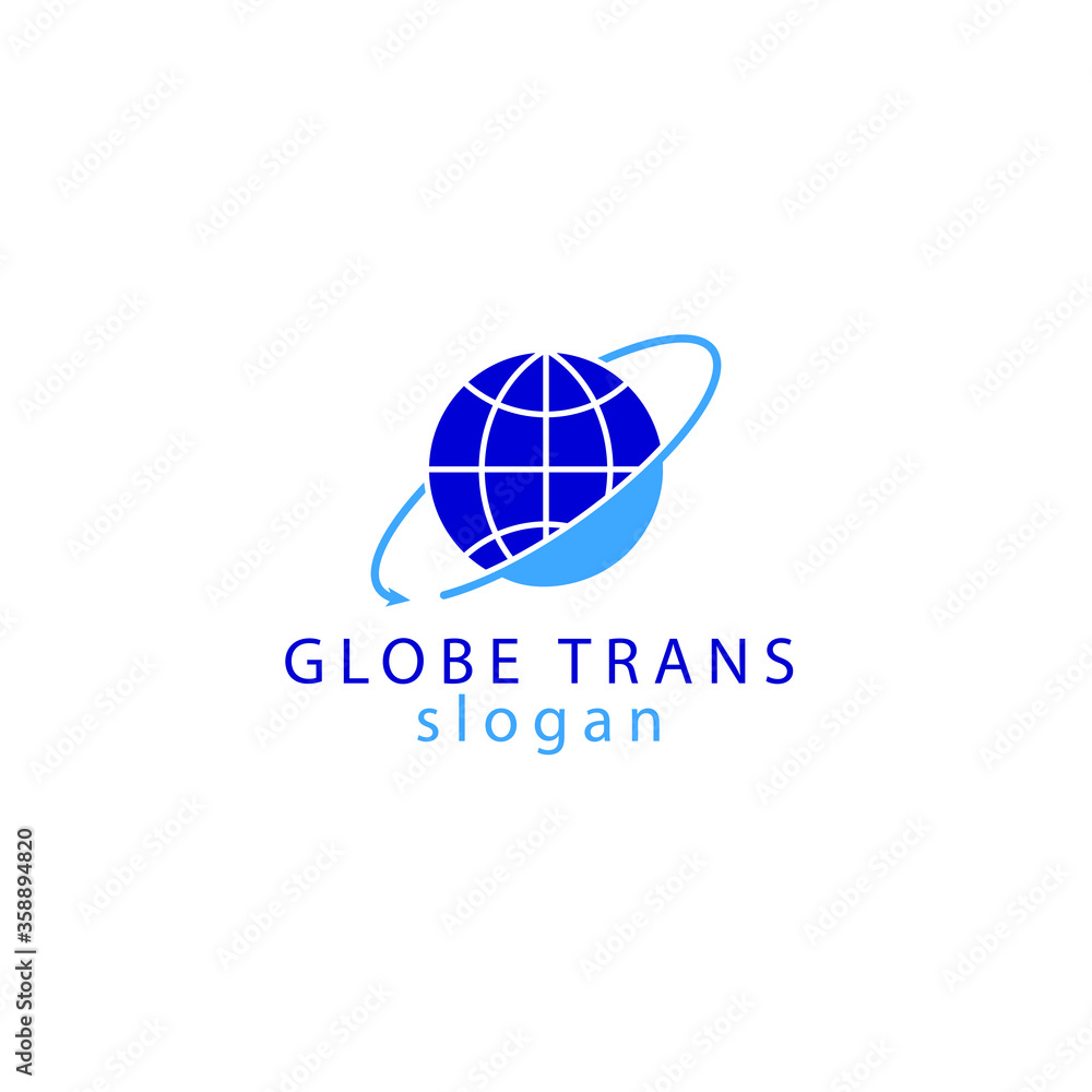 Logo globe design template